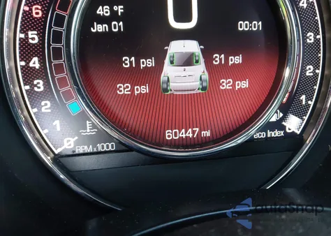 2015 Fiat 500 Sport из США, поврежденный, VIN 3C3CFFBR5FT753713